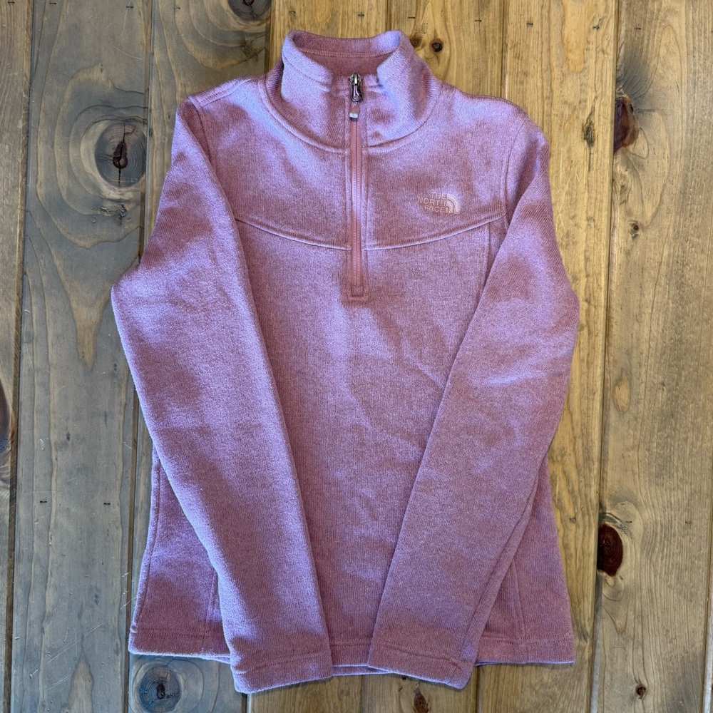The North Face Women's Pink 1/4 Zip Jacket